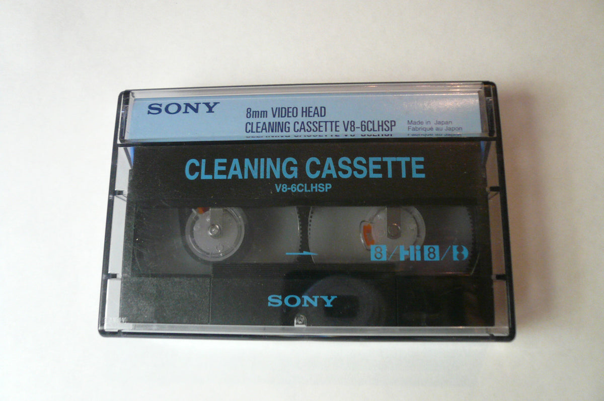 Sony V86CLHSP 8mm Hi8 digital8 video head cleaning cassette I & N