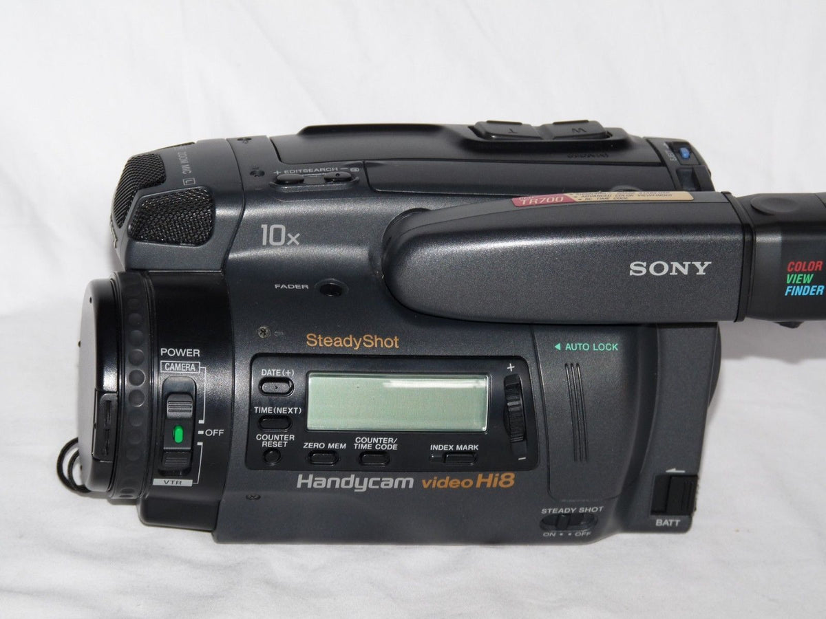 Sony CCD-TR700 Hi8 analog heavy duty NTSC camcorder plays 8mm Hi8 anal – I  & N Electronics