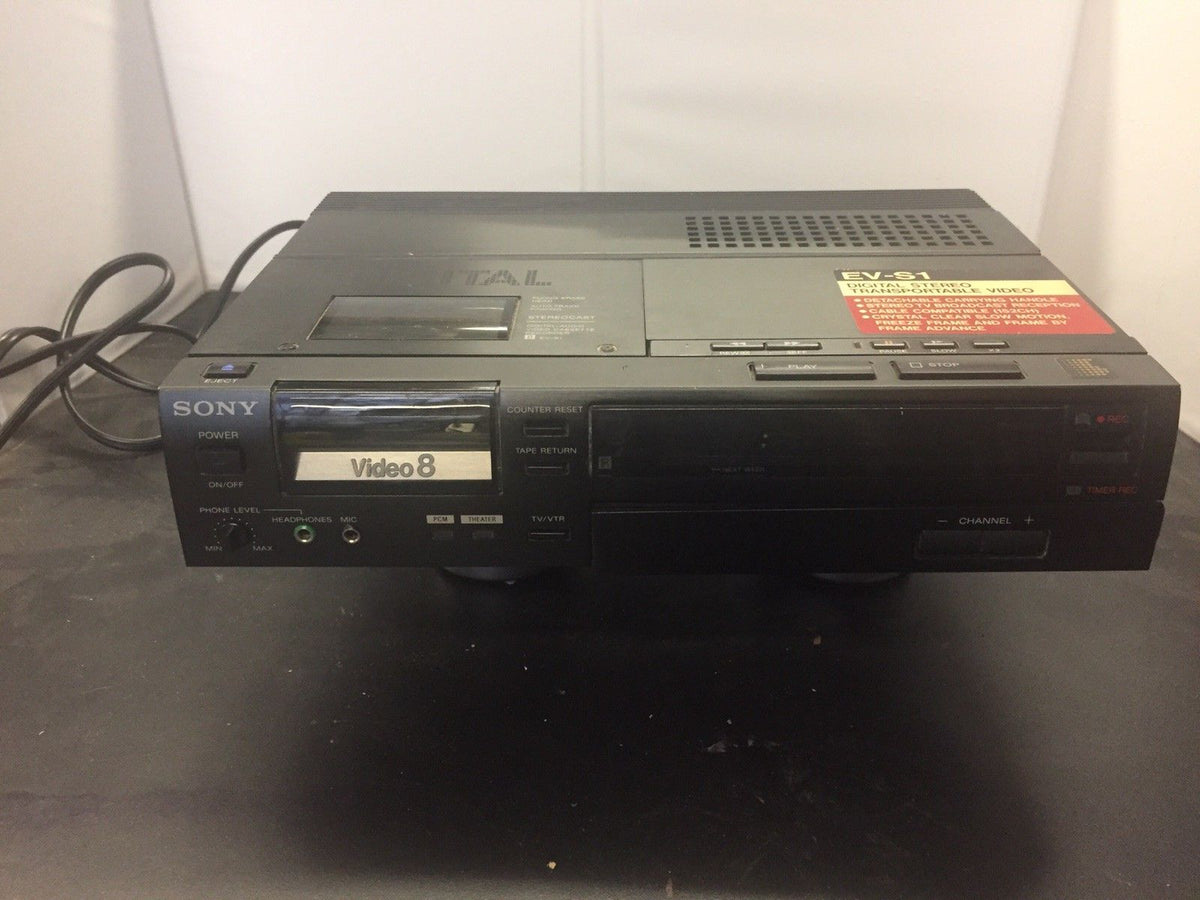 その他 Sony EV-S1 sony EV-S1 8mm video8 NTSC stereo VCR – I & N Electronics