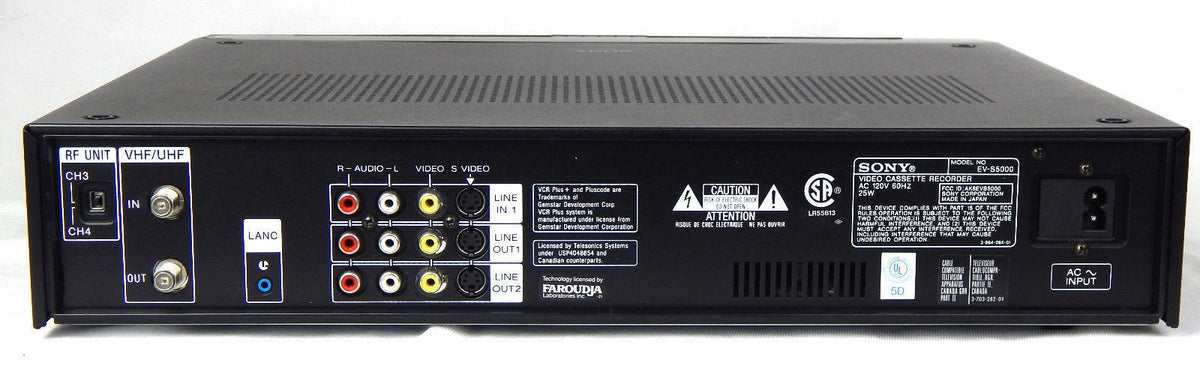 SONY EV-S2500 93年製 Hi8 video 中古品 ジャンク 8ミリビデオ