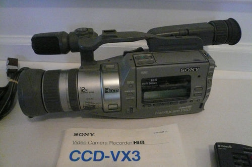 Repair service Sony CCD-VX3 Hi8 three CCD camcorder