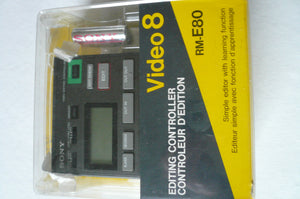 Sony RM-E80 remote for 8mm, Hi8, digital8, VHS SVHS