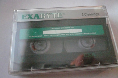 ExaByte 8mm, Hi8, digital8 video head cleaning tape