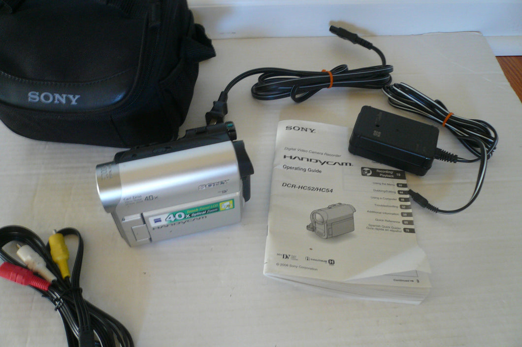 Sony DCR-HC52 MiniDV NTSC camcorder