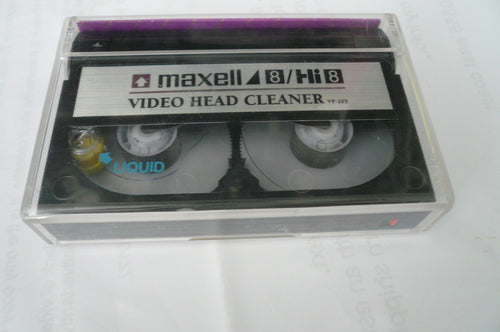 Maxell 8mm Hi8 digital8 video head cleaning cassette