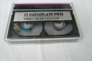 Maxell 8mm Hi8 digital8 video head cleaning cassette
