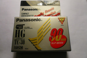 Panasonic TC-30 VHSc tape