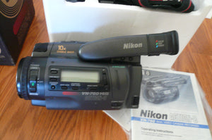 Sony CCD-TR700 or Nikon VN760 Hi8 heavy duty NTSC camcorder plays 8mm Hi8 analog tapes