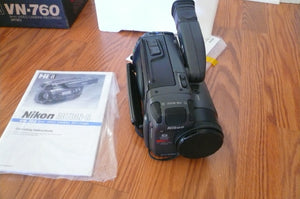 Sony CCD-TR700 or Nikon VN760 Hi8 heavy duty NTSC camcorder plays 8mm Hi8 analog tapes