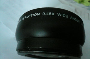 Digital high definition 0.45x wide angle lens with Macro