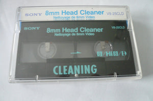 Sony V8-6CLHSP 8mm Hi8 digital8 video head cleaning cassette