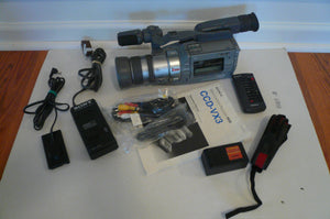 Sony CCD-VX3 Hi8 heavy duty 3 CCD NTSC camcorder plays 8mm Hi8 analog tapes