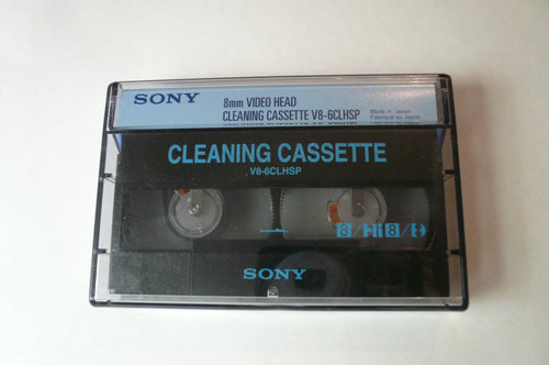 Sony V8-6CLHSP 8mm Hi8 digital8 video head cleaning cassette