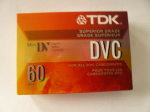 TDK DVM60ME MiniDV tape