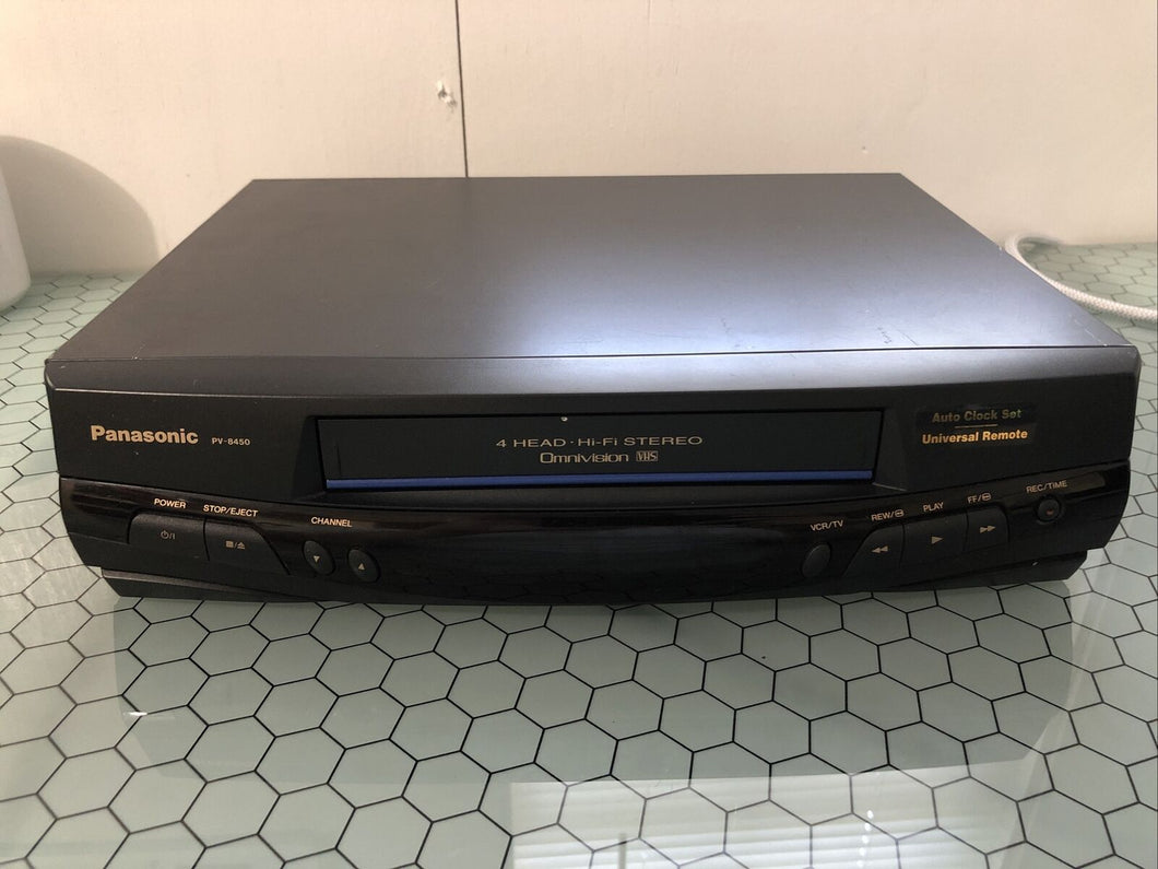 Panasonic PV-8450 VHS stereo NTSC VCR