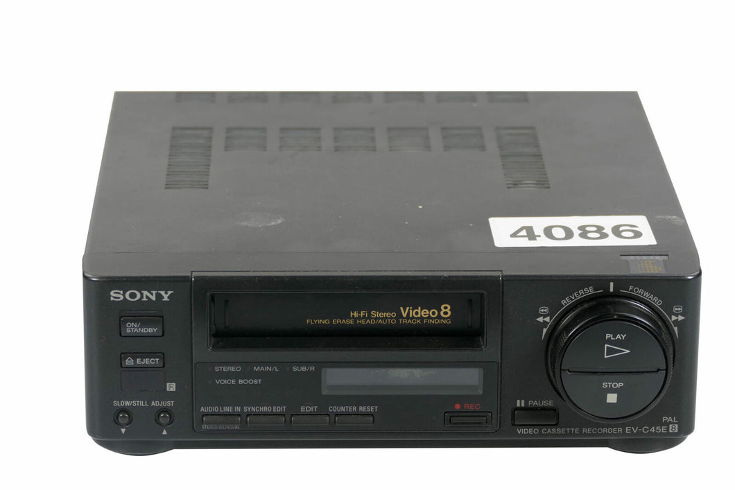 Sony EV-C45e pal system 8mm video8 heavy duty 220 volts VCR