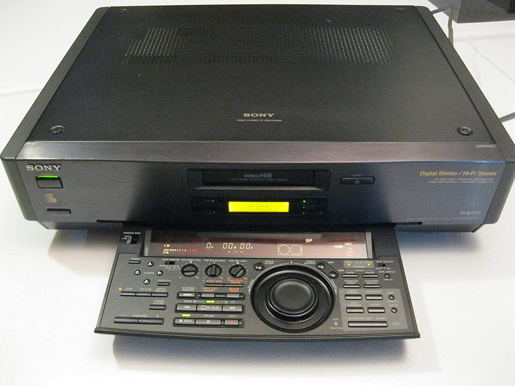 Sony EV-S7000 NTSC Hi8 Stereo VCR plays 8mm Hi8 analog tapes – I 