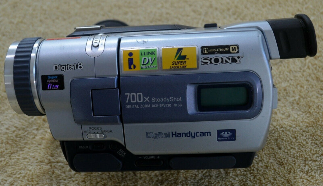 sony DCR-TRV530 digital8 NTSC camcorders, also plays 8mm , Hi8 analog tapes