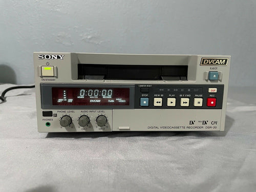 Sony DSR-20 standard format miniDV / DVcam NTSC heavy duty commercial VCR