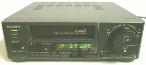 Sony EV-C40 NTSC 8mm video8 heavy duty VCR