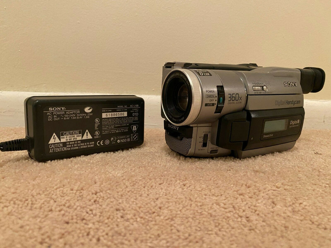 sony DCR-TRV310 digital8 stereo NTSC camcorder plays 8mm Hi8 digital8