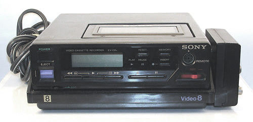 sony EV-C8u 0.315 in Video8 NTSC VCR : Electrónica