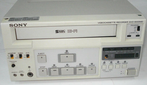 Sony SVO-9500MD SVHS stereo NTSC heavy duty commercial VCR